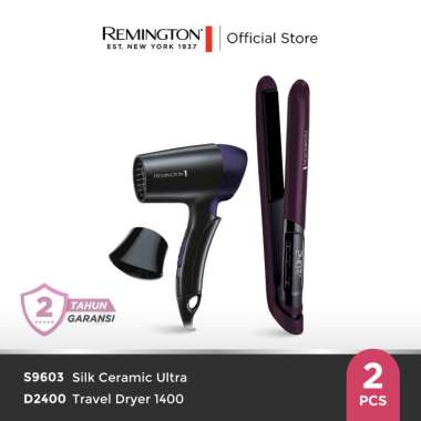 Paket Remington Catokan S9603 - Hairdryer D2400