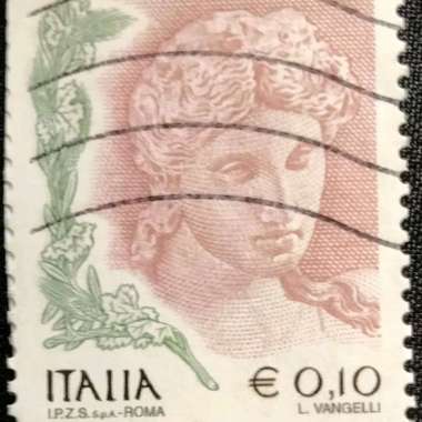Filateli Perangko Italy Vangelli 0.10