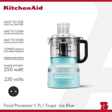 KitchenAid Food Processor - Ice Blue 1.7 L - 5KFP0719EIC