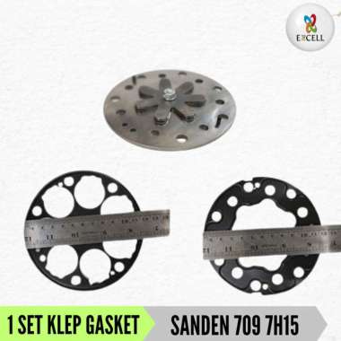 Klep Dan Gasket Compressor Kompresor Ac Mobil Sanden 709 7H15 1 SET KLEP GASKET 709