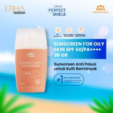 ERHA Perfect Shield Clearly Light Sunscreen SPF50/PA++++ - Sunscreen Kulit Berminyak