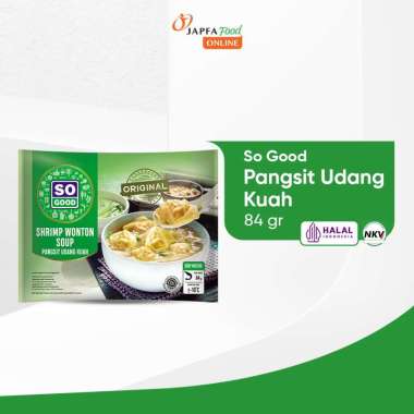 So Good Pangsit Udang Kuah / Shrimp Wonton Soup 84gr