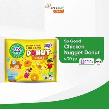So Good Chicken Nugget Donut Cheese / Naget Ayam Keju 400gr