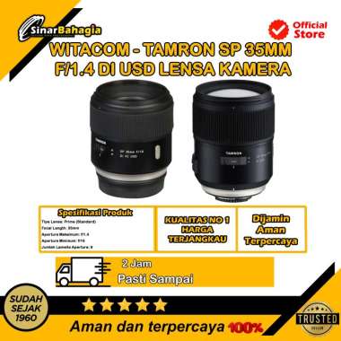 WITACOM - Tamron SP 35mm f/1.4 Di USD Lensa Kamera for Nikon