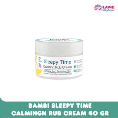 Bambi Baby Sleepy Time Calming Rub Cream 40gr