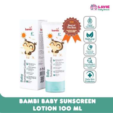 Bambi Baby Sunscreen Lotion 100ml | Lotion Sunscreen Bayi