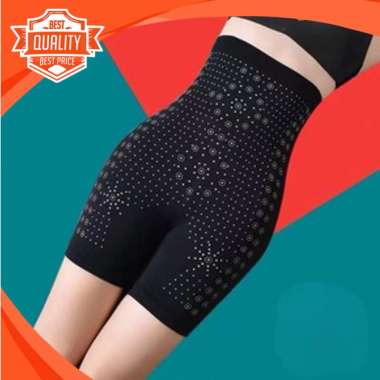 Korset Pelangsing Perut Jumbo Wanita Bahan Infrared Nylon Stagen Melahirkan Slimming Pants Celana Ko