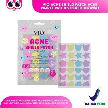 VIO ACNE SHIELD PATCH ACNE PIMPLE PATCH STICKER JERAWAT KARAKTER VIO LOVE BINTANG