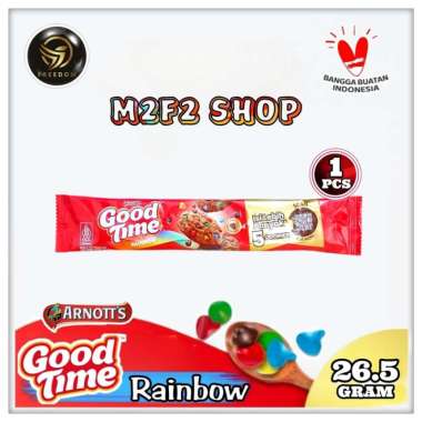 Good Time Rainbow Cookies | Kukis Cokelat Warna Warni - 26,5 gr (Kemasan Satuan)