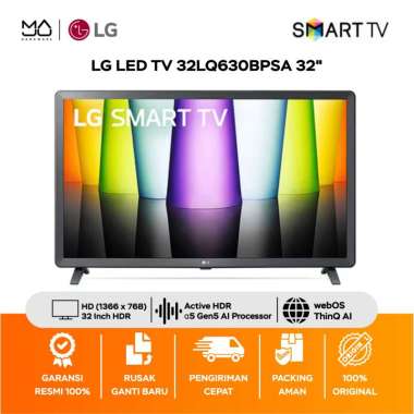 LG 32LQ630 SMART LED TV 32 INCH - 32LQ630BPSA - Garansi Resmi
