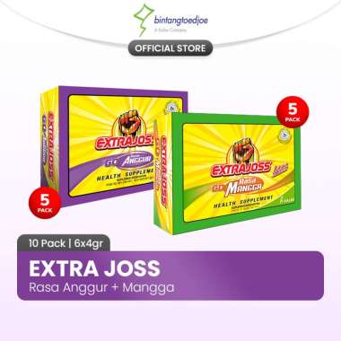 Extra Joss Anggur 5 Pack + Extra Joss Mangga 5 Pack