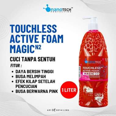 TOUCHLESS ACTIVE FOAM MAGIC 1L - nanoTECH PROTECTION - SHAMPOO CUCI TANPA SENTUH BUSA BERWARNA PINK