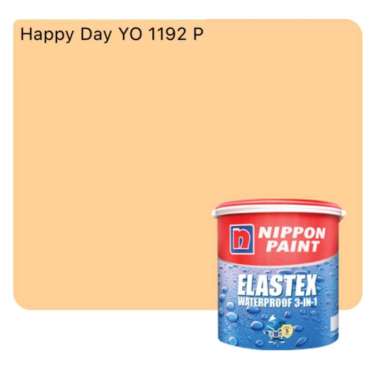 NIPPON PAINT ELASTEX WATERPROOF 3-in-1 TINTING [4Kg] Heppy Day