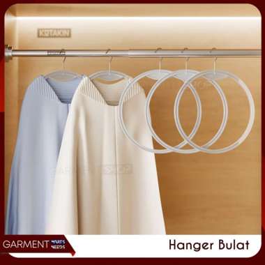 Hanger CD Bulat Lingkaran Gantungan Display Hijab Jilbab Khimar Bergo NO BUBBLEWRAP