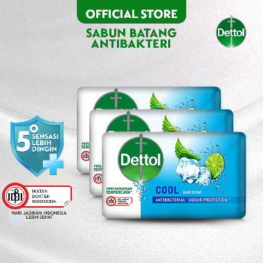 Promo Harga Dettol Bar Soap Cool 100 gr - Blibli