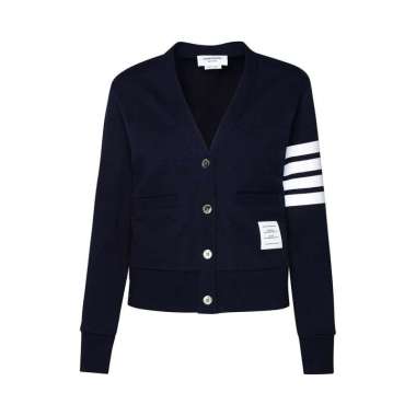 Thom Browne 4-Bar Sleeve Cardigan Navy 40 Blue