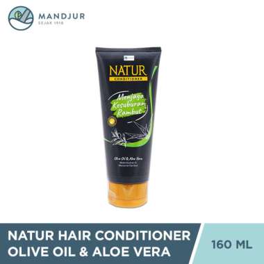 Natur Hair Conditioner Olive Oil And Aloe Vera 165 ML - Perawatan Kesuburan dan Menutrisi Rambut