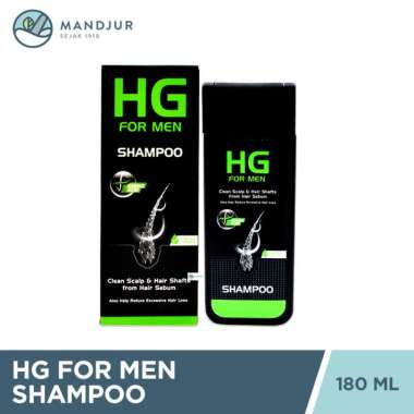 HG For Men Shampoo 180 ML - Perawatan Kulit Kepala, Menutrisi dan Mencegah Rambut Rontok