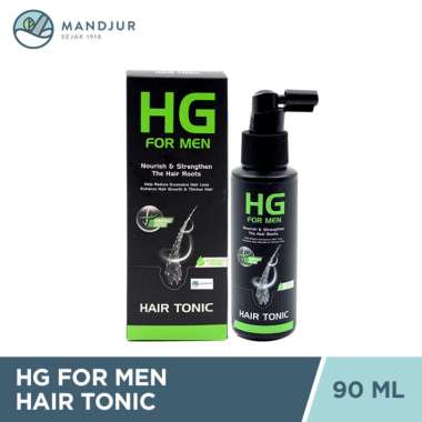HG For Men Hair Tonic 90 ML - Vitamin Rambut Rontok, Meningkatkan Kesuburan Rambut