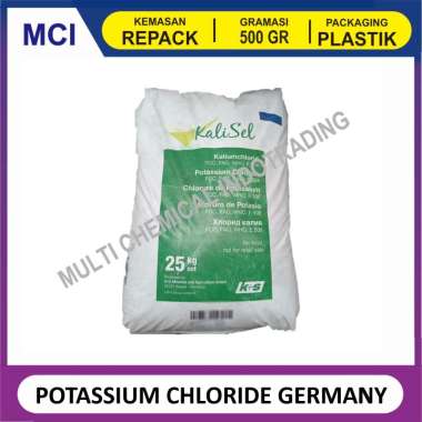 POTASSIUM CHLORIDE KCL KALIUM KLORIDA FOOD GRADE GERMANY - 500 GR