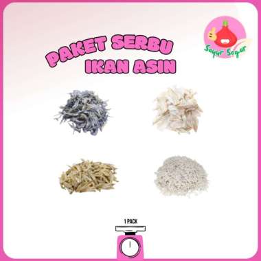 Paket Ikan Asin SerBu (Serba Sepuluh ribu) Gabus Asin