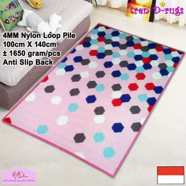 Tren-D-rugs Karpet sweden scandinavian modern permadani bulu alas lantai kamar tidur ruang tamu anti