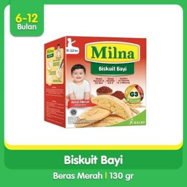 Milna Biskuit Bayi 6-12 month Beras merah