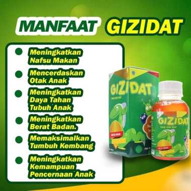 Gizidat Madu Ikan Sidat Supplemen Anak 60ml
