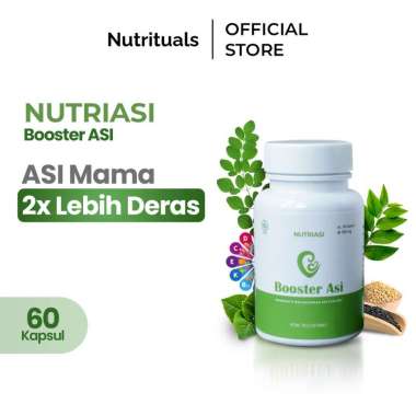 BOOSTER ASI 60 KAPSUL / PELANCAR ASI HALAL/ ASI BOOSTER BPOM NATURAL / ASI BOOSTER OPSIMOM