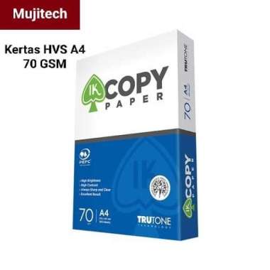 KERTAS HVS A4 70 GSM IK COPY PAPER IK COPY PAPER