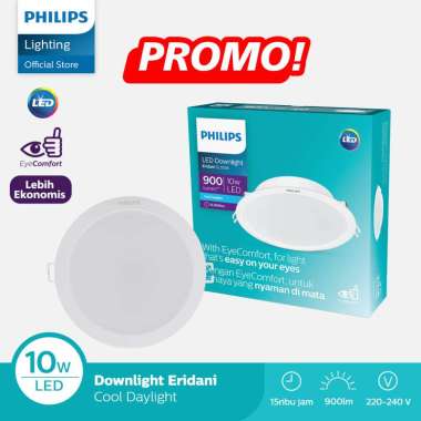Philips Downlight ERIDANI G3 D125 10W 65K WH Recessed LED Putih