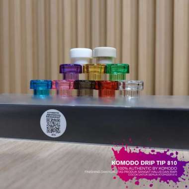 Driptip 810 Short Frost for Reload by Komodo Pink