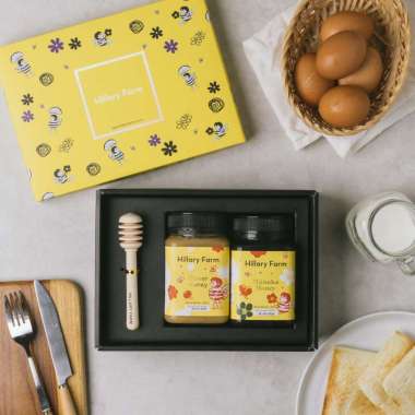 Hamper Manuka Honey + Clover Honey Free Spoon Madu