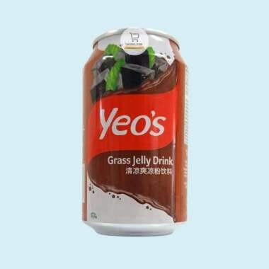 [3kaleng] Yeos Drink Grass Jelly Kaleng 300ml Cincau Yeo's