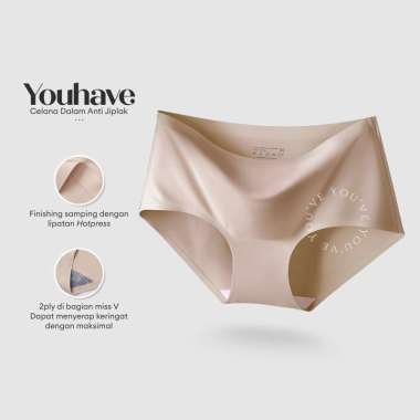You've (YouHave) 1PCS Seamless CD Celana Dalam Pakaian Dalam Wanita CD C920 Multicolor XL