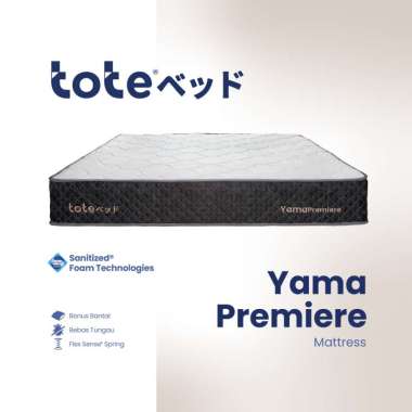 Tote Yama Premiere Kasur | Spring Bed Vacuum Dalam Box Hitam 120 x 200