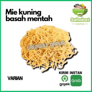 Mie Kuning Basah / Mi Mentah Kuning - Sahabatdapur 250gr