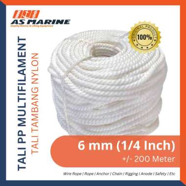 TALI KAPAL / PP MULTIFILAMENT / TALI PP MULTI 6 MM