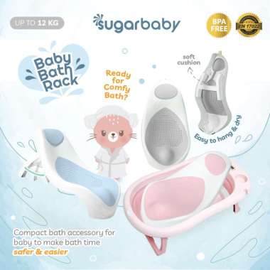 Sugar Baby Bath Rack Alas Mandi Bayi / Baby Bather / Alas Bak Mandi Bayi / Dudukan Bak Mandi Bayi / 