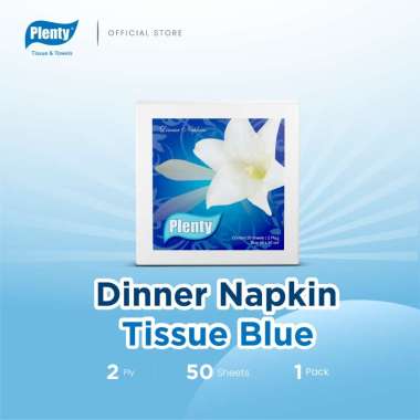 Plenty® Dinner Napkin Tissue Blue [50 Sheets/ 2 Ply]