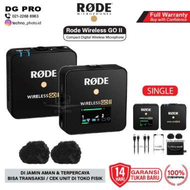 Rode Wireless GO II Dual Wireless Microphone/Rode Wireless GO 2 ORI SINGLE