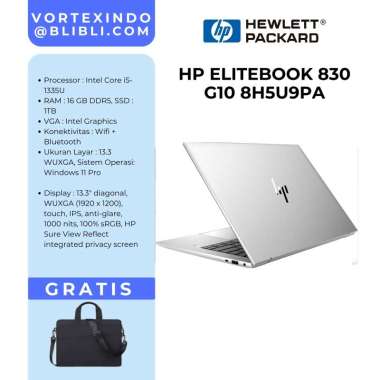 HP Elitebook 830 G-10 core i5-1335U 16GB 512GB 13,3" WIN11P