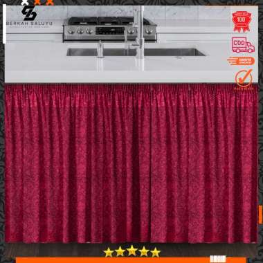 Berkah Saluyu Gorden Kolong/Korden Kolong/Horden Kolong/Gorden Kolong Dapur/Minimalis TerMurah Motif