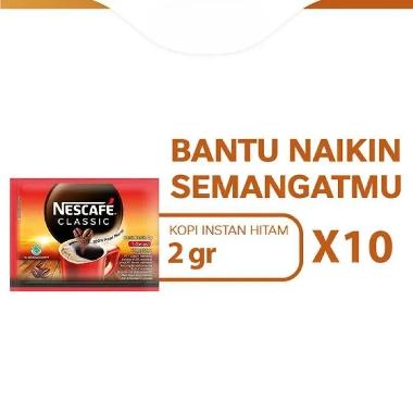 Promo Harga Nescafe Classic Coffee per 10 sachet 2 gr - Blibli