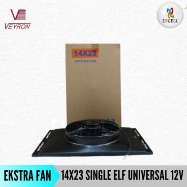 OEM Extra Ekstra Fan Kipas Condensor Kondensor 14x23 Single elf Universal 12V