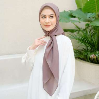 Lozy Hijab - Sefa Voal (Hijab Voal Segiempat) Brownie