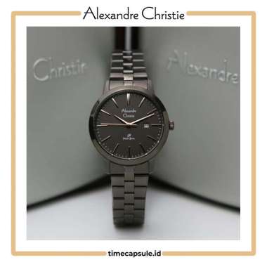 Jam Tangan Wanita ALEXANDRE CHRISTIE Original AC 1007 LD Garansi Resmi 1 Tahun FULL BLACK