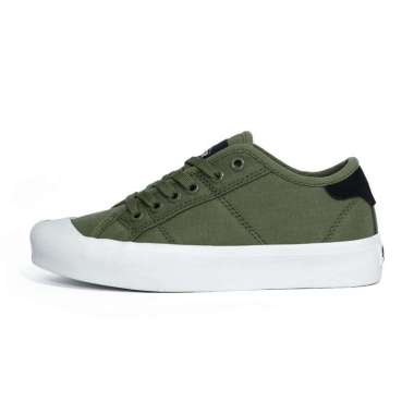 SABA Softly Olive White - Sepatu Sneakers Pria Wanita 42