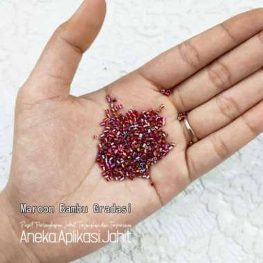 50 GRAM PAYET JEPANG MGB 38R MAROON PELANGI BAMBU