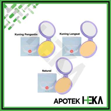 Viva Compact Powder Lilac Series - Bedak Padat Kuning Langsat